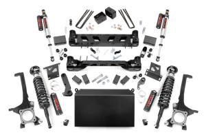Rough Country - Rough Country Suspension Lift Kit w/Shocks 6 in. Lift Front Vertex Adjustable Coilovers Rear Vertex Adjustable Shocks - 75450 - Image 3