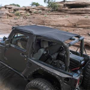 Smittybilt - Smittybilt Extended Top Black Diamond Requires PN[90105] If Vehicle Does Not Have Windshield Channel No Drill Installation - 94135 - Image 4
