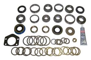 Crown Automotive Jeep Replacement Differential Master Overhaul Kit Rear w/Drum Brakes Incl. Pinion/Carrier Bearings/Shims/Oil Seals/Slingers/Nut/Axle Retainers And Ring For Use w/Dana 44  -  D44TJMASKIT