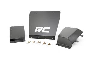 Rough Country - Rough Country Heavy Duty Front Skid Plate Package For Use w/5 6 7.5 in. Knuckle Lift Kits Incl. Front Skid Plate Lower Driver Skid Plate Lower Passenger Skid Plate Hardware - 222 - Image 3