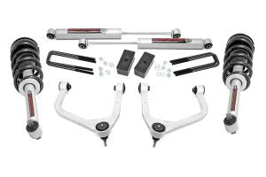 Rough Country Suspension Lift Kit w/Shocks 3.5 in. Lift Incl. Forged Upper Control Arms Lifted Struts Rear N3 Shocks - 22631
