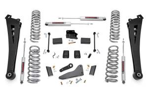 Rough Country - Rough Country Suspension Lift Kit 5 in. Front/Rear Coil Spring Radius Arm Track Bar Bracket Sway-Bar Bracket Pitman Arm Incl. Premium N2 Shocks - 36830 - Image 3