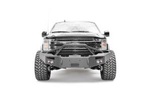 Fab Fours Premium Winch Front Bumper Bare Steel w/Pre-Runner Guard [AWSL] - FF18-H4552-B