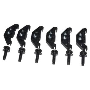 Crown Automotive Jeep Replacement - Crown Automotive Jeep Replacement Hard Top Hardware Kit Incl. 6 Retainers And 6 Screws  -  55397093K - Image 2