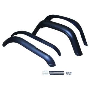 Crown Automotive Jeep Replacement - Crown Automotive Jeep Replacement Fender Flare Kit Incl. 4 Black Flares And Hardware  -  8997109CJ8 - Image 2