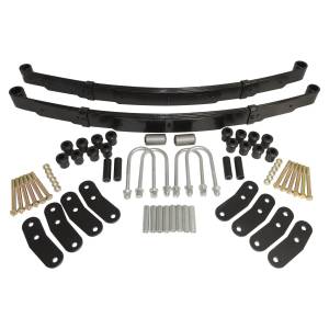 Crown Automotive Jeep Replacement - Crown Automotive Jeep Replacement Leaf Spring Kit 1-1.5 in. Lift Incl. Pivot Bushings/U-Bolts/Set Of 4 RT Off-Road Shackles  -  LSK1 - Image 2
