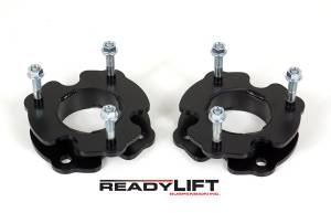 ReadyLift Front Leveling Kit 2 in. Lift w/Steel Strut Extensions/All Hardware Allows Up To 35 in. Tire Black Coating - 66-2055