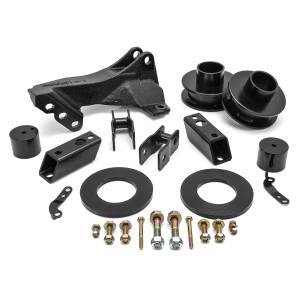 ReadyLift Spring Lift Kit Front 2.5 in. Coil Spacer/Incl. Track Bar Bracket - 66-2726