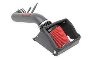Rough Country Engine Cold Air Intake Kit Incl. Heat Shield Intake Tube Reusable Air Filter Clamps Hardware - 10555