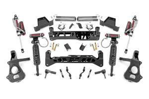 Rough Country - Rough Country Suspension Lift Kit w/Shocks 7 in. Lift Incl. Knuckles Crossmember Vertex Res. Coilovers Swaybar Drop Brkt. Blocks Brake Line Reloc. Rear Vertex Res. Shocks - 18750 - Image 2