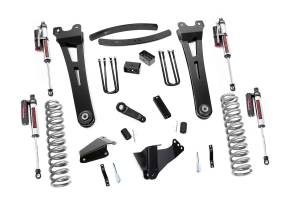 Rough Country - Rough Country Suspension Lift Kit 6 in. w/Vertex Shocks Heavy-Duty Radius Arms Rubber Bushings Adjustable Alignment Cam Lifted Coil Springs Brackets Bumpstop Spacers w/Hardware - 53650 - Image 2