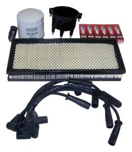 Ignition - Tune-Up Kits - Crown Automotive Jeep Replacement - Crown Automotive Jeep Replacement Tune-Up Kit Incl. Air Filter/Oil Filter/Spark Plugs  -  TK4