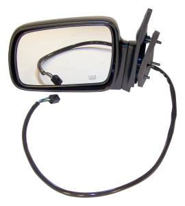 Crown Automotive Jeep Replacement Door Mirror Left Power Heated Black w/o Limited Package  -  4883023