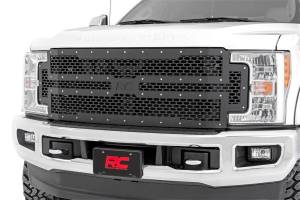 Rough Country Mesh Grille Incl. Outer Grille Inner Grille Mounting Brackets Mounting Hardware - 70213