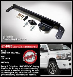 ReadyLift - ReadyLift Steering Box Stabilizer Bar Recommended For Use w/35 in. Tires - 67-1090 - Image 3