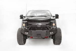 Fab Fours Premium Winch Front Bumper 2 Stage Black Powder Coated w/Pre-Runner Grill Guard - FS17-A4152-1