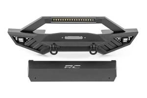 Rough Country - Rough Country LED Front Bumper Front Full Width 2 in. LED Pods 20 in. Single Row LED Light Bar - 10645A - Image 2