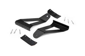 Rough Country - Rough Country LED Light Bar Windshield Mounting Brackets 50 in. Black Series Curved LED Upper - 70072 - Image 3