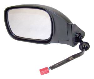 Crown Automotive Jeep Replacement Power Door Mirror Left Black Foldaway Electric  -  55154949AC