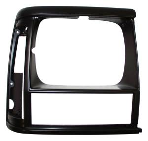 Crown Automotive Jeep Replacement - Crown Automotive Jeep Replacement Headlamp Bezel Right Black/Black  -  55034074 - Image 2