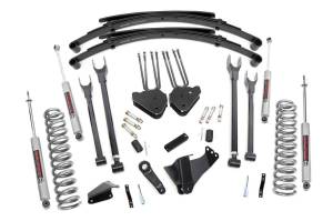 Rough Country 4-Link Suspension Lift Kit w/Shocks 6 in. Lift - 583.20