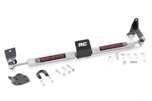 Rough Country N3 Dual Steering Stabilizer Big Bore Incl. Mounting Brackets and Hardware - 8749530