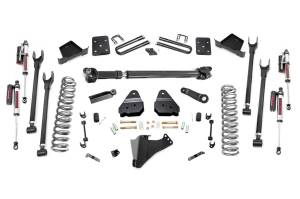 Rough Country Suspension Lift Kit w/Shocks 6 in. 4-Link w/Vertex Reservoir Shocks Incl. 4 in. Axle Diameter Front Driveshaft - 50751