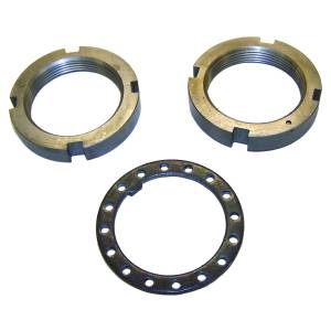 Crown Automotive Jeep Replacement - Crown Automotive Jeep Replacement Axle Spindle Nut And Washer Kit Front Incl. Washer/2 Nuts  -  4004816K - Image 2
