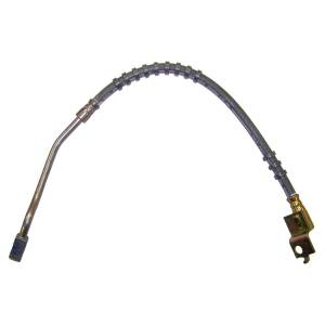 Brakes, Rotors & Pads - Brake Lines & Hoses - Crown Automotive Jeep Replacement - Crown Automotive Jeep Replacement Brake Hose Front Right For Use w/o ABS  -  52006472