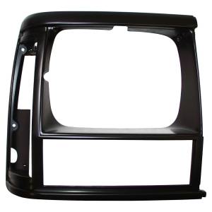 Crown Automotive Jeep Replacement Headlamp Bezel Right Black/Black  -  55034074