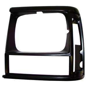 Crown Automotive Jeep Replacement - Crown Automotive Jeep Replacement Headlamp Bezel Left Black/Black  -  55034075 - Image 1