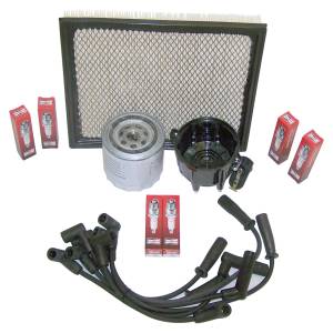 Crown Automotive Jeep Replacement Tune-Up Kit Incl. Air Filter/Oil Filter/Spark Plugs  -  TK11