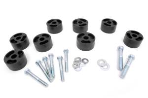 Rough Country Seat Riser Kit 1.25 in. Lift Incl. Fiberglass Reinforced Nylon Spacers Grade 8 Hardware - 1158