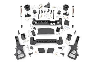 Rough Country - Rough Country Suspension Lift Kit w/Shocks 5 in. Lift Incl. Strut Spacers Rear V2 Monotube Shocks w/22 in. Factory Wheels - 34470 - Image 2