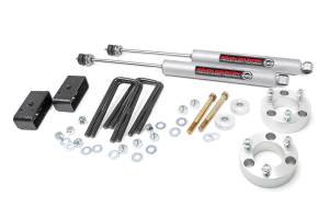 Rough Country - Rough Country Suspension Lift Kit w/Shocks 3 in. Lift Incl. Front Strut Ext. Diff Spacer Rear Lift Blocks U-bolts Premium N3 Shocks - 74530 - Image 2