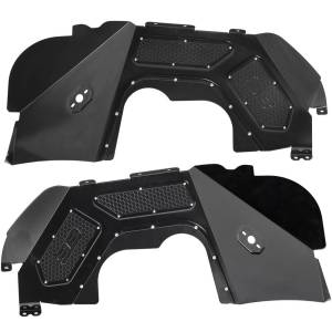 Smittybilt - Smittybilt Inner Fender Liner Kit Frotn Black Aluminum w/ Pro Comp RGB 6 LED 9W Rock Light Kit - 77984-2D-RGBLKIT - Image 4