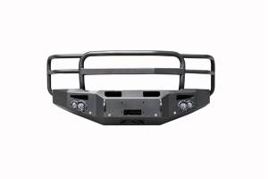 Fab Fours Premium Winch Front Bumper Uncoated/Paintable w/o Grill Guard w/Sensors [AWSL] - CH14-C3051-B