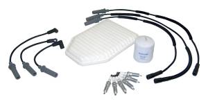 Ignition - Tune-Up Kits - Crown Automotive Jeep Replacement - Crown Automotive Jeep Replacement Tune-Up Kit Incl. Air Filter/Oil Filter/Spark Plugs  -  TK45