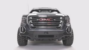 Fab Fours - Fab Fours Vengeance Front Bumper 2 Stage Black Powder Coated w/No Guard w/Sensors - GS19-D6051-1 - Image 1