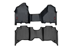 Rough Country Heavy Duty Floor Mats Front/Rear w/Bench Seats - M-31530