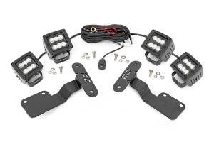 Rough Country - Rough Country LED Lower Windshield Ditch Kit 2 in. Flood Beam - 70869 - Image 2