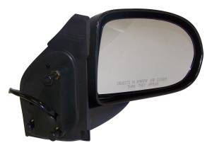 Crown Automotive Jeep Replacement Door Mirror Right Power Foldaway Black Textured Finish  -  5115042AG