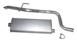 Crown Automotive Jeep Replacement Muffler And Tailpipe Incl. Muffler/Tailpipe And Clamp  -  52080441AA