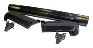 Crown Automotive Jeep Replacement - Crown Automotive Jeep Replacement Rear Bumper Kit Black Incl. Bumper And 2 End Caps  -  5EE84TZZAGK - Image 2