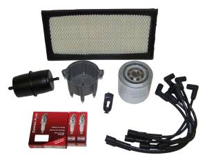 Ignition - Tune-Up Kits - Crown Automotive Jeep Replacement - Crown Automotive Jeep Replacement Tune-Up Kit Incl. Air Filter/Oil Filter/Spark Plugs  -  TK5