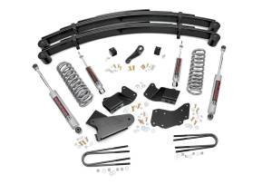Rough Country - Rough Country Suspension Lift Kit w/Shocks 4 in. Lift Incl. Coil Springs Radius Arm/I-Beam Drop Brkt. Pitman Arm Leaf Springs U-Bolts Hardware Front and Rear Premium N3 Shocks - 44030 - Image 2