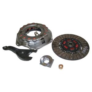 Crown Automotive Jeep Replacement - Crown Automotive Jeep Replacement Clutch Kit Incl. Clutch Disc/Pressure Plate/Throwout Bearing/Pilot Bearing/Clutch Fork 10.5 in. Disc 10 Splines 1.125 in. Spline Dia.  -  5354689MK - Image 1