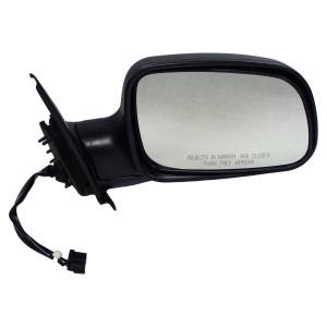 Crown Automotive Jeep Replacement Door Mirror Right Power Foldaway Black  -  55155446AB