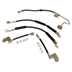 Crown Automotive Jeep Replacement - Crown Automotive Jeep Replacement Brake Hose Kit Incl. Hoses/Rear Hose To Axle And 8 Brake Hose Washers  -  BHK7 - Image 2