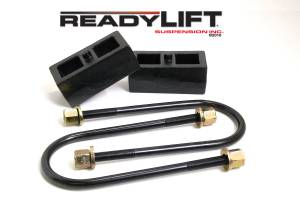 ReadyLift - ReadyLift Rear Block Kit 2 in. Cast Iron Blocks Incl. Integrated Locating Pin E-Coated U-Bolts Nuts/Washers - 66-1102 - Image 2